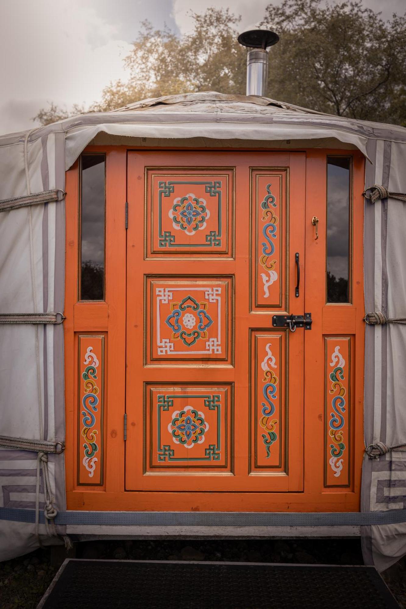 Gilfach Gower Farm Luxury Yurt With Hot Tub Otel Ammanford Dış mekan fotoğraf