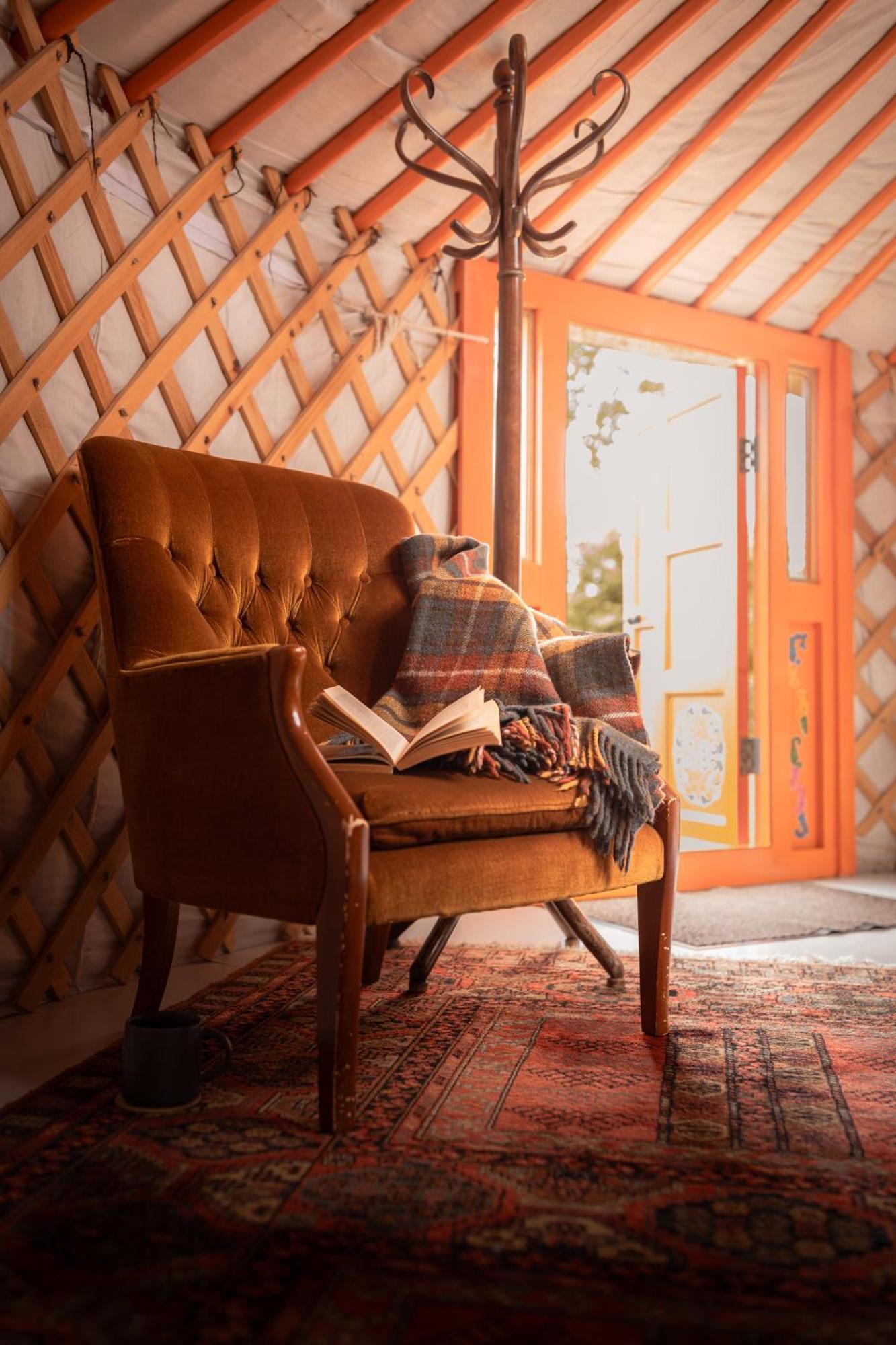 Gilfach Gower Farm Luxury Yurt With Hot Tub Otel Ammanford Dış mekan fotoğraf